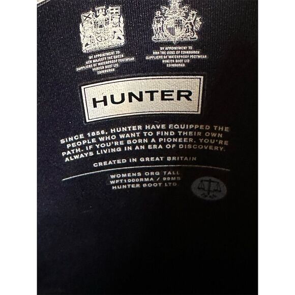 Hunter Women's Original Navy Rain Boots Size US 11 UK 9 EU 43 - Picture 11 of 14
